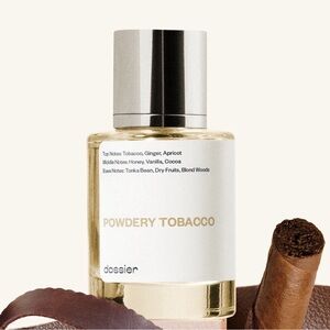 Dossier Powdery Tobacco Eau de Parfum Spray 1.7 Oz Cologne NEW * UNISEX